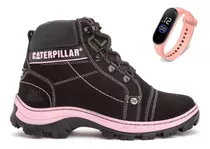 Bota Feminina Caterpillar Coturno Confortável Oferta+ Brinde