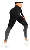 Calza Leggins Deportiva Yoga Tiro Alto Licra Degrade