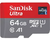 Tarjeta De Memoria Sandisk Sdsquar-064g-gn6mn  Ultra Con Adaptador Sd 64gb