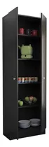 Closet 2 Puertas Home Wengue Color Negro