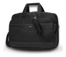 Pasta Executiva Bolsa Ombro Executiva Notebook Maleta Social Cor Preto (1)