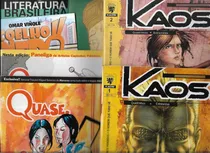 Lote 07 Gibis: Kaos Nº 1-2, Quase Nº 6-7, Literatura Hqs Nº 10, Tunô Nº 1 E Coelho Nero Nº 1 ( Ed. Manticora / Carranca - Anos 2004/2014 ) Quadrinhos Nacionais / Exclussivo