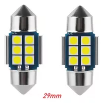 Ampolleta Led C5w - Tipo Fusible- Luz Blanca - 29mm - 2pcs