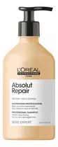 Shampoo Absolut Repair 500ml Loreal Profesional Serie Expert Para Reparar Cabello Muy Dañado 