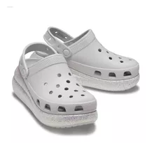 Crocs Gris Con Brillantes 100% Originales