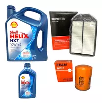 Kit Service Aceite Shell Hx7 Y Filtros Honda Crv 2.4 07 A 11