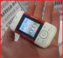 Celular Nokia 5200 ( Vermelho & Branco ) Antigo De Chip 100%