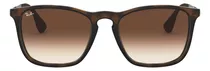 Rayban Chris 4187  Rubber Havana Marron Oscuro Degradé.