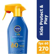 Protector Solar Nivea Protect & Play 5en1 Kids Trigger Fps60 270 Ml