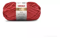 Fio Lã Âme Circulo 100g - Tricô E Crochê Cor 3252 - Batom