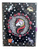 Libreta Diario De Unicornio Para Niñas Con Candado