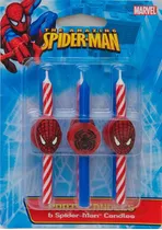 Velas Del Hombre Araña 11745 De Decopac, Caja De 6