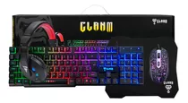 Kit Gamer Clanm Cl-cj01 Jungle Headset+teclado+mouse