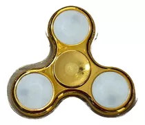 Hand Spinner Anti Stress Legal Metalizado Dourado Brindes