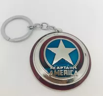 Chaveiro Escudo Capitão América De Metal - Pronta Entrega