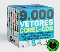 Pacote Vetores Cartões Panfletos Estampas Fontes Flyers Cdr