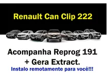 Instalação Renault Canclip 222 + Reprog 191 + Gera Extract