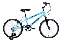 Bicicleta Aro 20 Infantil Mtb Boy Com Roda Lateral Cor Azul Céu