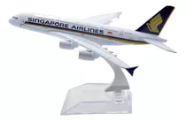 Avion A Escala 1:400 Airbus A380 Singapor Airlines De Metal