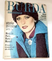 Revista Burda Antigua Otoño-invierno 1975-76 Con Patrones.