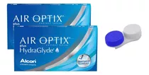 2 Caixas Lentes De Contato Air Optix Hydraglyde / Miopia