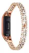 Correa De Diamante Para Xiaomi Mi Band Pulsera De Acero Ino