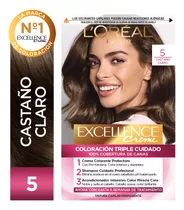  Kit De Coloración Excellence Creme L'oréal Paris Tono 5 Castaño Claro