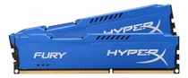 Memória Ram Fury Color Azul  8gb 1 Hyperx Hx318c10f/8