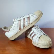 Zapatillas adidas Super Star Rose Gold Vintage Blanca Y Rosa