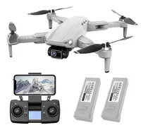 Drone L900 Pro Se 4k Motor Brushless Gps 1,2km 25m - 2 Bat. Cor Cinza