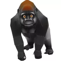 Quebra Cabeça 3d Safari Gorila Macaco Colagem Frete Gratis