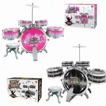 Mini Bateria Infantil Instrumento Musical Completa Grande