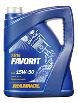 Aceite Mannol Favorit 15w50 5lts Semisintetico Aleman