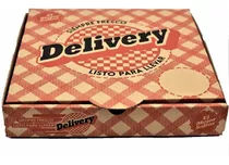 Caja Pizza Delivery 10 Unidades. 38x38x4,5 Cm