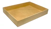 15 Cajas Sin Tapa 17.7cm X 23cm X 3.3cm De Madera Mdf