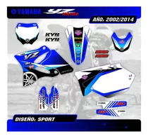 Kit Calcos Gráfica Yamaha Yz 125/250 - 2002/14 - Gruesos