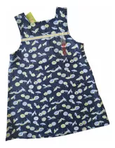 Jumper Vestido Niña Gymboree Azul Paraguas 5 6 7 8 9 Años