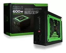 Fonte Atx 600w Reais Gamer Super Silenciosa Pc Bivolt