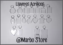 Llaveros Acrílicos Insumo/personalizado X Ciento