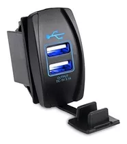 Cargador  Usb 12-24v Toma Embutir Enchufe Auto,moto,nautica