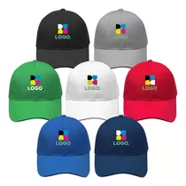 Gorras Personalizadas 5 Gajos Logo Color X50