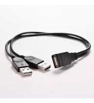 Cable Usb Dual Para Wii U - Usb2.0 En Y