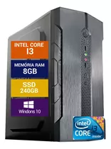 Pc Computador Cpu Intel Core I3 Ssd 240gb / 8gb Memória Ram