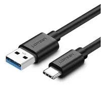 Cable Ugreen Usb 3.0 Ugreen Para Type-c 20881, Color Negro