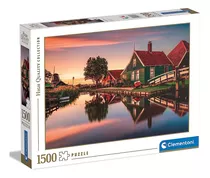 Puzzle 1500 Peças Zaanse Schans - Clementoni - Imp.