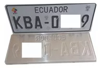 Placas Troqueladas Para Vehículos Y Motos