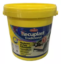 Recuplast Membrana Poliuretanica 4kg Blanca Tradicional Impe