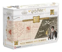 Quebra-cabeça 500 Pcs Panorama Harry Potter Brilha No Escuro