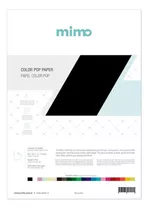 Papel Color Pop Preto Absoluto Mimo - A4 - 180 Gr - 25 Unds