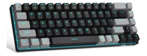 Teclado Mecanico Gamer 60 Switch Red Retro Iluminado